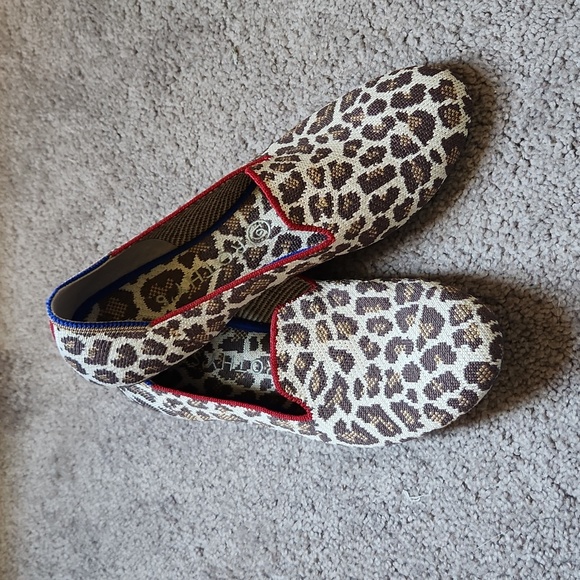 Rothy's Loafers Leopard Print in Mocha - Picture 4 of 5